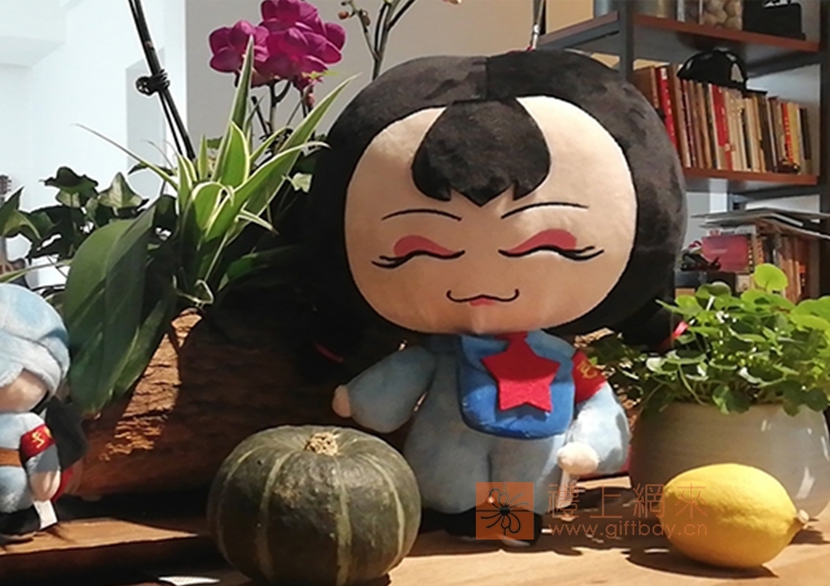 紅仔 喜兒毛絨娃娃18cm